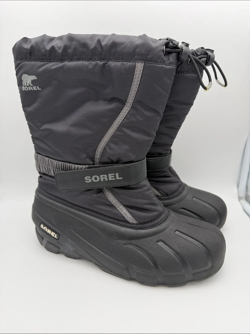 SOREL Flurry Youth Snow Boots Size 7 Waterproof Insulated Winter Snow Unisex